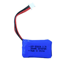 סוללת פולימר נטענת 552030 פולימר עם 280 מה 250mah 3.7 סוללות נתיק ליתיום - Product Image 2