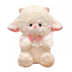 Festa della donna confortante piccola pecora peluche cappello <span class=keywords><strong>di</strong></span> <span class=keywords><strong>compleanno</strong></span> giocattolo farcito regalo <span class=keywords><strong>di</strong></span> favore <span class=keywords><strong>per</strong></span> le ragazze - Product Image 1