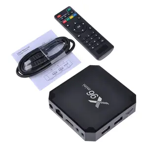 Fábrica de fabricación apoyo OEM ODM 2gb 16gb Android Tv media streamer 5g WiFi Smart Android 7,1 Android 9,0 caja de Tv X96mini