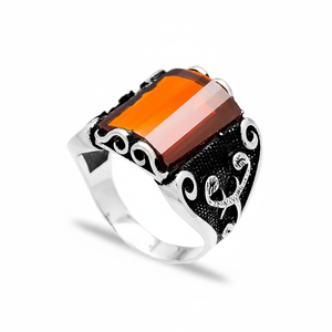 Handmade Onyx Authentic <b>Men</b> <b>Ring</b> Wholesale Black Stone Zircon Best Selling CZ 925 Sterling <b>Silver</b> Jewelry - Product Image 2