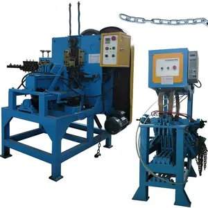 Big chain automatic chain making machine bending and welding line for welding the joint