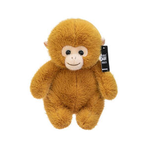 Jolie peluche singe marron ultra douce et câline pour enfants, cadeau d'anniversaire, cadeau de naissance et compagnon de lit - Product Image 6