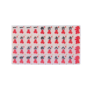 Oh, mis fichas de mahjong, fichas de mahjong americanas de acrílico, adecuadas para uso doméstico, como regalos, para manipulación manual, melamina de alta calidad - Product Image 6