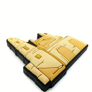 Aimant de réfrigérateur en PVC décoratif, moulé en 3D, en caoutchouc souple de polychlorure de vinyle, spécialement formé, certifié Assembler Free Design - Product Image 1