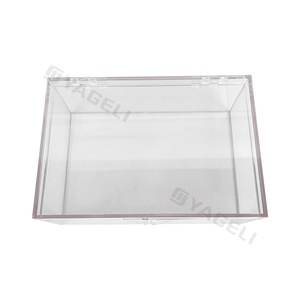 High Quality <b>Clear</b> Acrylic Modern Snack Storage & Display <b>Gift</b> <b>Box</b> with Hinged Lid for Water Resistant Freestanding Design - Product Image 2