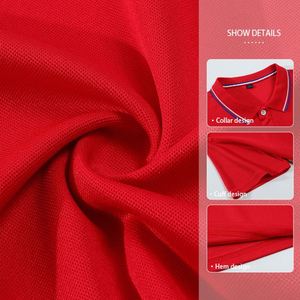 เสื้อโปโลผู้ชายแบบแห้งเร็วสั่งทำ OEM พิมพ์ลายได้ ระบายอากาศได้ดี เหมาะสำหรับออกกำลังกาย ชุดยูนิฟอร์มทำงานแบบสั่งทำ พร้อมปักโลโก้ เสื้อโปโลเปล่า - Product Image 2