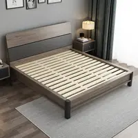 Solid Pine Wooden Platform Bed Frame, Single, Double, King