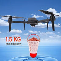 Drones de pêche étanches avec fonction de largage de leurres, drones RC pour la pêche sous-marine avec largage de leurres