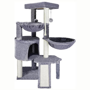 Árbol para Gatos de Madera Sostenible de Lujo, Moderno, con Divertidos Juguetes de Sisal, Plataforma, Casa y Rascador para Gatitos - Product Image 2