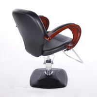 Fauteuil de Barbier Moderne BEIMENG avec Accoudoirs en Bois, Chaise de Salon de Beauté, Chaise de Coiffure Commerciale en Gros