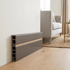 Plinthe murale décorative en PVC de 2000 mm en matériau vierge écologique pour intérieur - Product Image 6