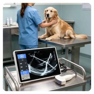 Échographe Doppler vétérinaire portable ECI-X8, appareil d'échographie Doppler couleur compact pour animaux de compagnie, pour chat, <span class=keywords><strong>chien</strong></span>, hôpital vétérinaire - Product Image 6