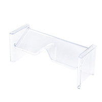 Support de rangement empilable pour lunettes, présentoir de lunettes de soleil de comptoir, anti-poussière, transparent, portable et mobile