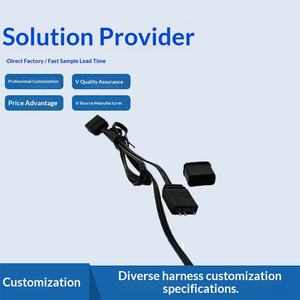 Câble SATA 3 broches femelle-mâ<span class=keywords><strong>le</strong></span> en cuivre RVB pour interface carte mère, adaptateur de refroidissement <span class=keywords><strong>d</strong></span>'<span class=keywords><strong>ordinateur</strong></span>, accessoires numériques - Product Image 2