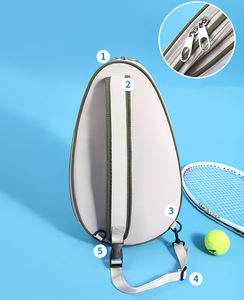Bolsa de Raquetas de Tenis de Alta Calidad para Viajes al Aire Libre, con Correa de Hombro Ajustable, Paquete de 2, Mochila para Raquetas de Tenis y Bádminton para Mujer - Product Image 6