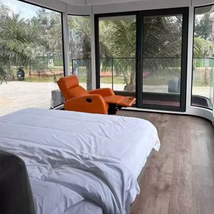 現代的な屋外プレハブ式モバイルキャビンオフィスポッドホーム、プレハブカプセルハウス（オフィスビル、学校、リビングルーム、寝室用） - Product Image 4