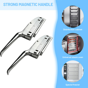 Loquet <span class=keywords><strong>de</strong></span> poignée Longhey en alliage <span class=keywords><strong>de</strong></span> zinc magnétique puissant avec placage miroir, haute qualité, pour congélateur, usage domestique et hôtelier, nouveau modèle industriel - Product Image 2