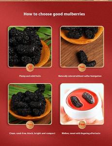 Прямые поставки с завода: Сушеные в рассоле и замороженные (BQF) черные ягоды шелковицы, 15 кг, мягкая текстура, натуральный вкус, для йогурта и овсянки - Product Image 5