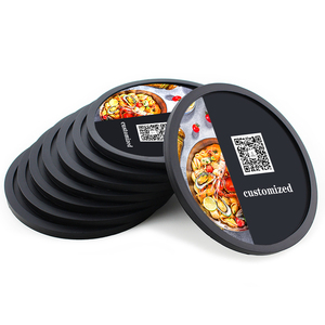 Factory Customized 3D Printed Drink Coasters Heat Resistant <strong>Waterproof</strong> Resin <strong>Silicon</strong> Molded Coasters - Product Image 1