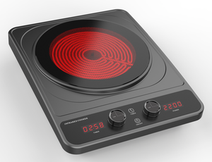 Cocina Eléctrica Portátil <span class=keywords><strong>de</strong></span> Cerámica con Infrarrojos <span class=keywords><strong>de</strong></span> 2200W, <span class=keywords><strong>Placa</strong></span> Caliente <span class=keywords><strong>de</strong></span> un Solo Quemador para Cocina - Product Image 3