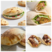 Mesin Pita roti Timur Tengah mesin Press adonan roti datar elektrik mesin manufaktur Lavash harga pabrik