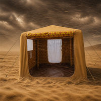Tente de camping gonflable Brown Desert Air, abri pour 1-2 personnes, tissu Oxford, installation rapide pour les voyages en plein air