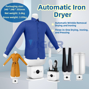 Mini Stiratrice Automatica Intelligente per <span class=keywords><strong>Camicie</strong></span> e Vestiti con Asciugatura ad Aria, Stiratrice Portatile per Indumenti - Product Image 4