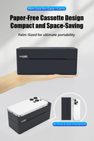 Imprimante d'Étiquettes Thermique de 4 Pouces, Connectivité USB Bluetooth Wi-Fi pour Bordereaux, Détail, Entrepôt, Expédition, Emballage et Étiquettes de Prix