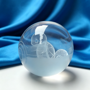 Bola de Cristal Luminosa de Alta Calidad con Diseño de Anime, Grabado Láser con Logotipo Personalizado, para Niños, Coleccionable Transparente - Product Image 2