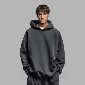<span class=keywords><strong>Felpa</strong></span> con Cappuccio da Uomo Personalizzata di Alta Qualità con Tasca con <span class=keywords><strong>Zip</strong></span> Design Sportivo Casual Pesante - Product Image 5