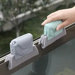 Window Groove Cleaning Brush Magical Door Frame Quickly Cleaner Brush Scouring Cloth for Windows Slot Blinds Grooves Clean Tool