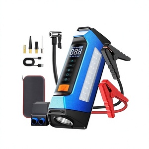 Gonfleur de pneus sans fil 12V, pompe à pneus numérique, compresseur d'air rechargeable avec fonction automatique pour voiture, moto, vélo - Product Image 1