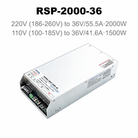 Alimentation industrielle Hi-link RSP-2000-24 RSP-2000-36 RSP-2000-48 2000W 24V/36V/48V avec PFC actif à sortie unique