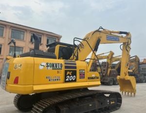 Komatsu รถขุดตีนตะขาบใช้ PC200 20ตัน2024รุ่น100% เครื่องยนต์ดีเซล116KW ญี่ปุ่นปั๊มทรงพลัง - Product Image 3