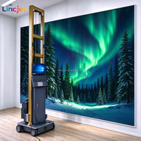 Mesin Cetak Inkjet UV Multiwarna Otomatis LINCJET LC-A2 untuk Ubin & Panel Plafon, Mesin Cetak Dinding Mobile
