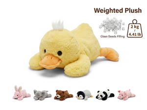 Jouet sensoriel lesté au Design Animal, Animal en <span class=keywords><strong>peluche</strong></span> créatif, OEM, 4lb, Animal lesté, ours paresseux, jouet d'anxiété - Product Image 5