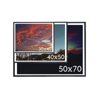 Cadres photo en PVC noir pour affiches de films, profilés en plastique pour affiches murales, 30x40, 40x50, 40x60, 50x70