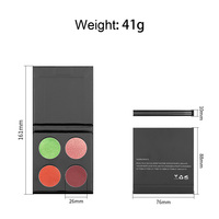 Großhandel Mehrfarbige Gepresste Puder-Lidschatten-Palette Gemischte Matte Schimmernde Tragbare Kombination Private Label Veganes Augen-Make-up