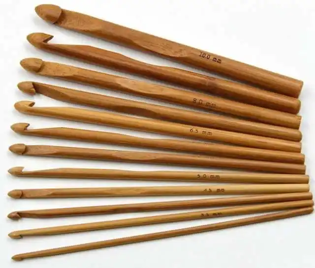 Wholesale 3.0-12ミリメートルBamboo Crochet Hook Set For Knitting Sweater