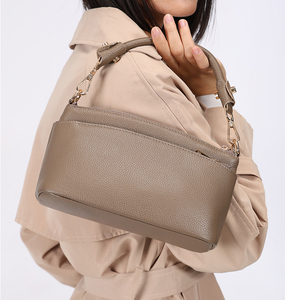 RZCK <strong>Fashion</strong> Genuine Leather Young Lady Khaki Bags in <strong>Turkey</strong> Multi-purpose Small Chic <strong>Handbag</strong> for Women Wholesale and Low Price - Product Image 5