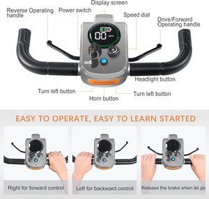 TopMate <span class=keywords><strong>ES40</strong></span>, scooter de movilidad de 3 ruedas negro plateado para adultos, scooter de movilidad ligero, aprobado por la aerolínea, plegable - Product Image 3