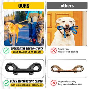 Ganchos de Seguridad de Doble Extremo Resistentes, Clips de Zinc para Buceo, Correa para Perro, Cuerda para Colgar Cubos, con Grado Marino - Product Image 5