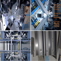 Máquina CNC de 4 cabezales para engarzar esquinas en la fabricación de ventanas de aluminio