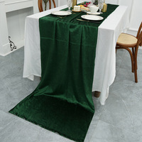 Nappe rectangulaire en velours uni à motif floral moderne, imperméable et lavable, idéale pour hôtels, mariages et festivals (vente en gros)