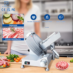 <span class=keywords><strong>Trancheuse</strong></span> Commerciale Semi-Automatique 300 mm (12 po) 320 W pour Viande et <span class=keywords><strong>Jambon</strong></span>, Lame en Acier au Carbone Chromé, Électrique avec Moteur, pour Maison et Hôtel - Product Image 2