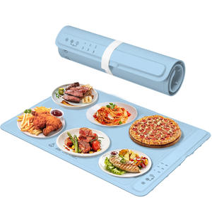 Plaque chauffante électrique portable et pliable <span class=keywords><strong>en</strong></span> silicone pour aliments, idéale pour les fêtes, les voyages et la <span class=keywords><strong>cuisine</strong></span> - Product Image 1