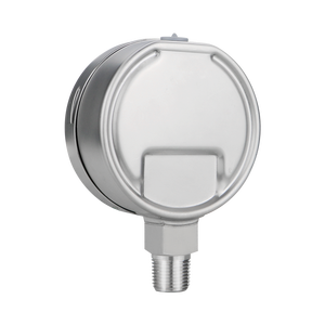 CNJS 100mm 316LSS 304SS 스테인리스 스틸 매끄러운 표면 충격 방지 압력 및 증기 게이지 (범위 선택 가능) 4 인치 - Product Image 3