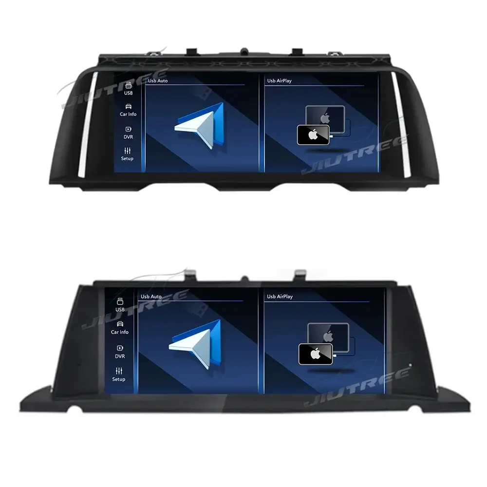 Rádio para carro com navegação GPS multimídia DVD player Android Auto Carplay 10.25 polegadas Linux para BMW Série 5 F10 GT F07 2009-2017