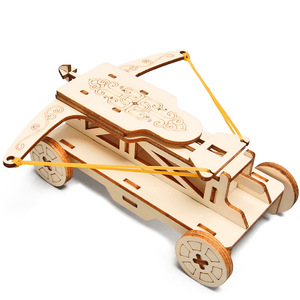 <span class=keywords><strong>Trebuchet</strong></span> niños hecho a mano comercial de madera Ming nuevos estudiantes de jardín de infantes carro asedio Popular ciencia coche Ballista - Product Image 2
