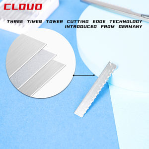 CLOUD 6cr3 Paslanmaz Çelik Çift Taraflı Tek Kullanımlık Tıraş Bıçakları Erkekler İçin Kuaförlük Tüy Gibi Salon Bıçakları - Product Image 4